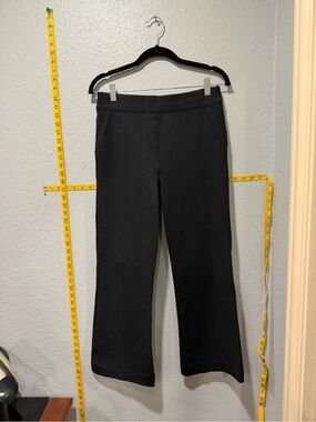 SPANX Black Wide Leg Ponte Pull-On Pants Size M